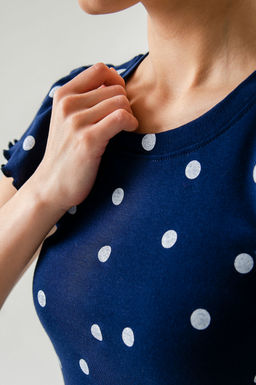 Арт.9176/1 Пижама с шортами 42-48 (4 шт) Цвет:синий, белый