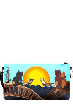 Сумка с аппликацией ДС-251-60 черный