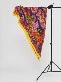 в составе ШЕРСТЬ Большой, яркий платок - Tantino фото 2