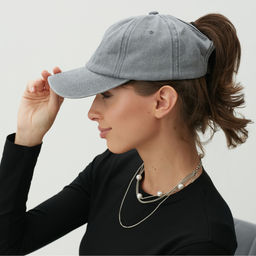 Кепка женская MINAKU, цвет серый, р-р 58