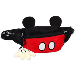 Сумка поясная детская с ушками, 20×16×5 см, Микки Маус