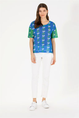 Женская футболка Saks с круглым вырезом Неожиданная скидка в корзине - U.s. polo assn фото 4