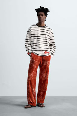 STRIPED PRINT T-SHIRT OTIS KWAME KYE QUAICOE