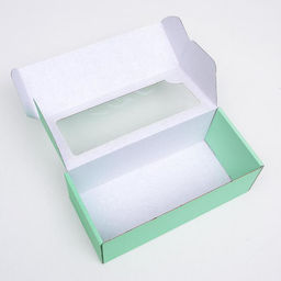 Цена за 5 шт. Коробка самосборная, с окном, мятная, 16 х 35 х 12 см МИКС - UPAK LAND фото 8