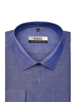 Сорочка мужская длинный рукав GREG 223/231/6080/Z  фото 3