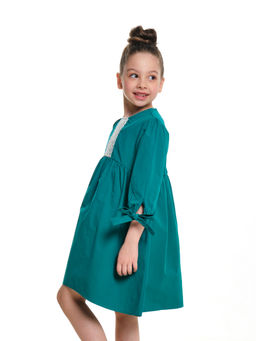 Платье для девочки нарядное праздничное в садик UD 7529 изумруд - Mini maxi фото 3