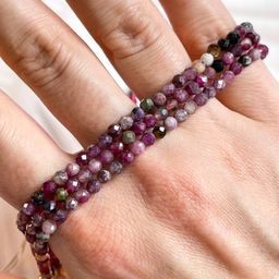 Бусины для украшений из Турмалина микс огранка