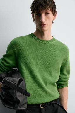 JERSEY ALGOD?N - LINO LIMITED EDITION / Verde - Zara фото 5