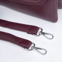 Сумка кросс-боди на молнии, цвет бордовый - Simaland фото 6