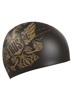 Силиконовая шапочка Gold eagle, Skulls