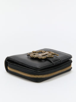 Женское портмоне JUST CAVALLI NEW ICONIC SNAKES Артикул 4107758, черный