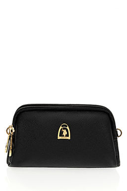 Женский черный кошелек Неожиданная скидка в корзине