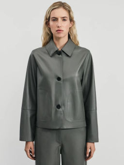 Жакет из искусственной кожи / Zarina фото 3