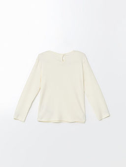 Uzun Kollu Nak??l? K?z Bebek Bluz - Waikiki фото 3