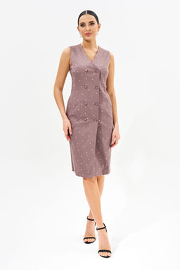 Платье Foxy Fox 1559 бежевый