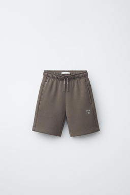 BERMUDA TEXTO SPORTY / Marr?n - Zara фото 3