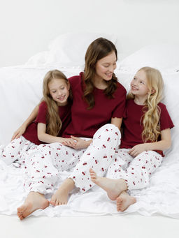 МП 20255/бордовый 1934 Н254 пижама жен