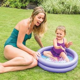 Бассейн для малышей 0+, 61х15см, цвета МИКС INTEX  фото 4