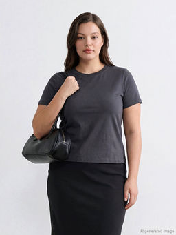 Bisiklet Yaka Kad?n Ti??rt