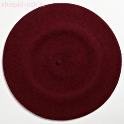 Берет фетр без отделки 11 Берет женский (56-58)