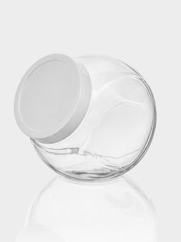 Банка с крышкой BELLA  1700 мл (белая крышка)