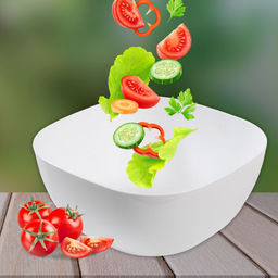 Цена за 2 шт. Салатник "Смарт" 3 л белый С422БЕЛ