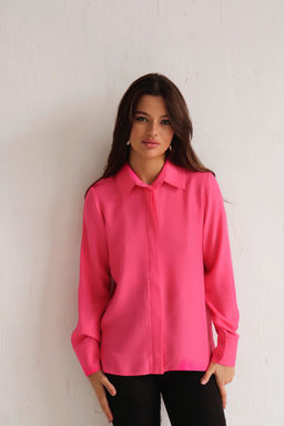 Рубашка с супатной застёжкой свободного силуэта - Martichelli фото 12