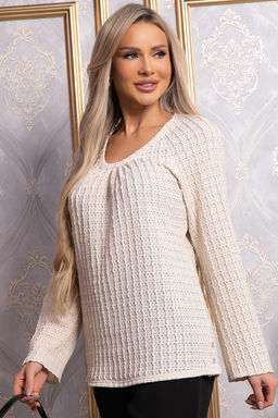 Блуза Маллуя (бежевая) Б14847-4М