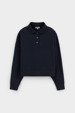 ЕВТ 3282/индиго джемпер-поло жен