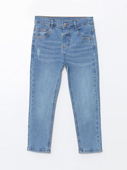 Beli Lastikli Erkek Bebek Jean Pantolon