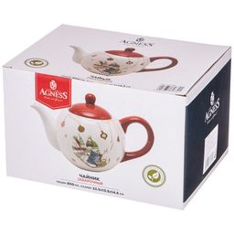 ЧАЙНИК ЗАВАРОЧНЫЙ ЗИМНЯЯ ЗАБАВА 22,5*13,5*14,5 СМ. / 900 МЛ. - Lefard фото 2