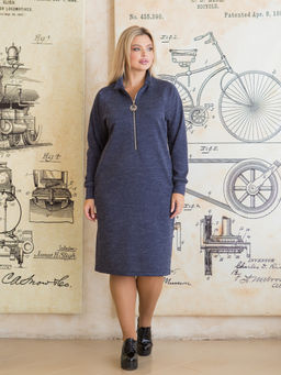 Платье 1368 темно-синий - Novita фото 5