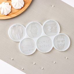 Силиконовый молд для леденцов и шоколада Мужской набор, 22?11 см, ячейка d=6 см, прозрачный - Simaland фото 2