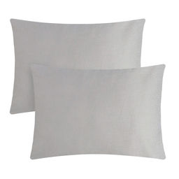 Комплект наволочек Этель, 50х70 см - 2 шт, светло-серый, 100% хлопок, бязь