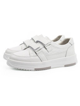 03-C138-9 WHITE Полуботинки спортивные женские (натуральная кожа)