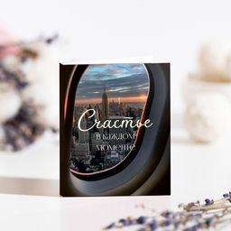 Мини-открытка "Счастье в каждом моменте"