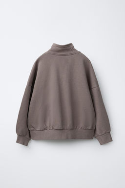 PLUSH SWEATSHIRT WITH SLOGAN - Zara фото 2