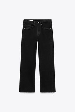 TRF CROPPED FLARE HIGH-WAIST JEANS - Zara фото 18