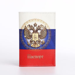 Обложка для паспорта, цвет триколор