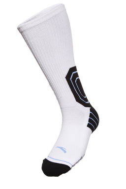 Носки длинные Белый, синий