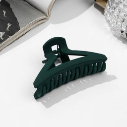 Цена за 12 шт. Крабик для волос «Матовый», углы, 7.5 см, МИКС