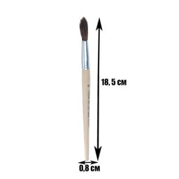 Цена за 10 шт. Кисть для рисования, пони, № 10, круглая, деревянная ручка, международный размер