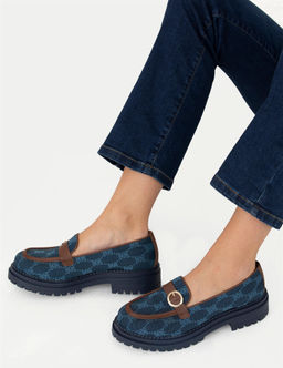 Lacivert Loafer Ayakkab_