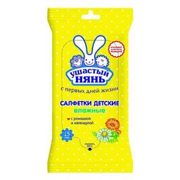 УШАСТЫЙ НЯНЬ влажн.салфетки (80шт)