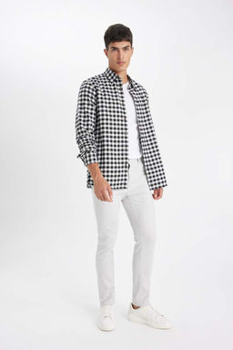 Узкие брюки приталенного кроя - Defacto фото 2