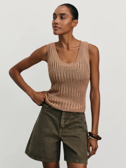 Джинсовые шорты А-силуэта / Zarina