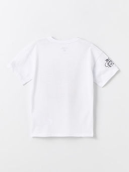 Bisiklet Yaka Bask?l? K?sa Kollu Erkek ?ocuk ?ortlu Pijama Tak?m? - Waikiki фото 3