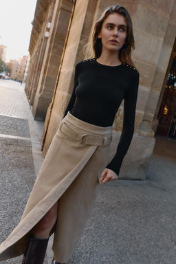 BUTTON KNIT JUMPER - Zara фото 8