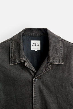 DENIM JACKET WITH POCKETS - Zara фото 8