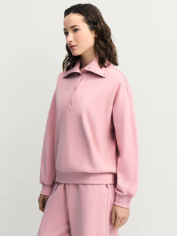 Толстовка с воротником прямого кроя / Zarina фото 4